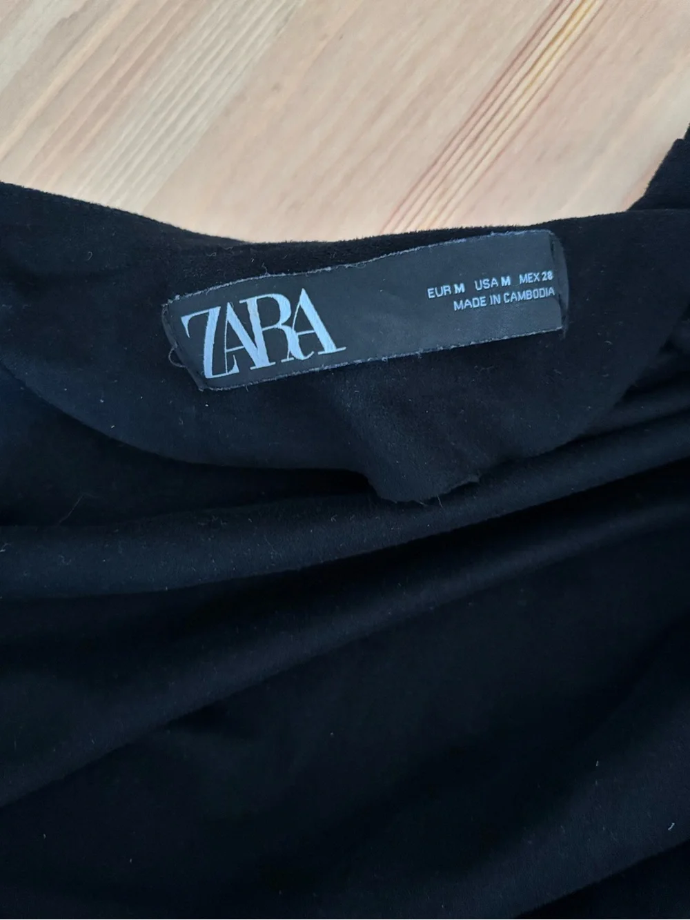 Zara Black Fringe Open Cardigan